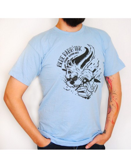 Tee-shirt homme bluerabbink lapin tattoo