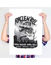 sérigraphie affiche racle n roll