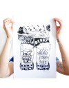 sérigraphie affiche tattoo and roller derby