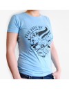 Tee-shirt femme bluerabbink lapin tattoo