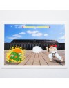 carte postale Street fighter j'aime Nantes