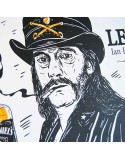 sérigraphie affiche Lemmy motorhead