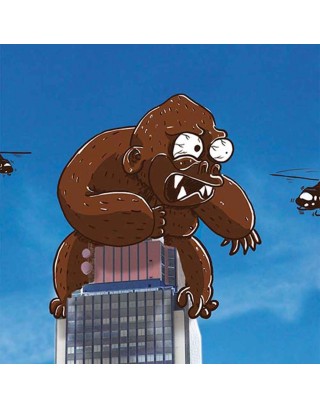Affiche King Kong j'aime Nantes