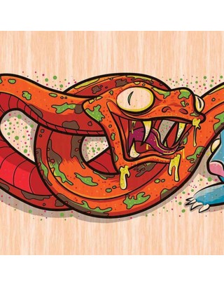 Affiche tattoo serpent vs Lapin