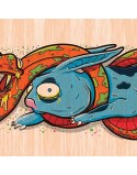 Affiche tattoo serpent vs Lapin